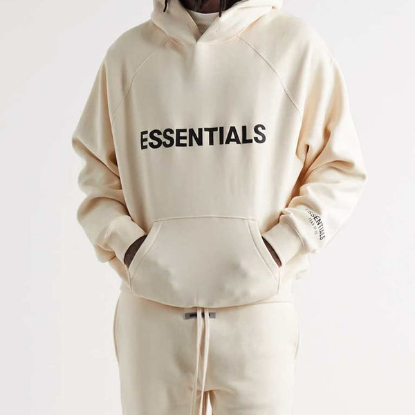 FEAR OF GOD Essentials 3D Silicon Applique Hoodies